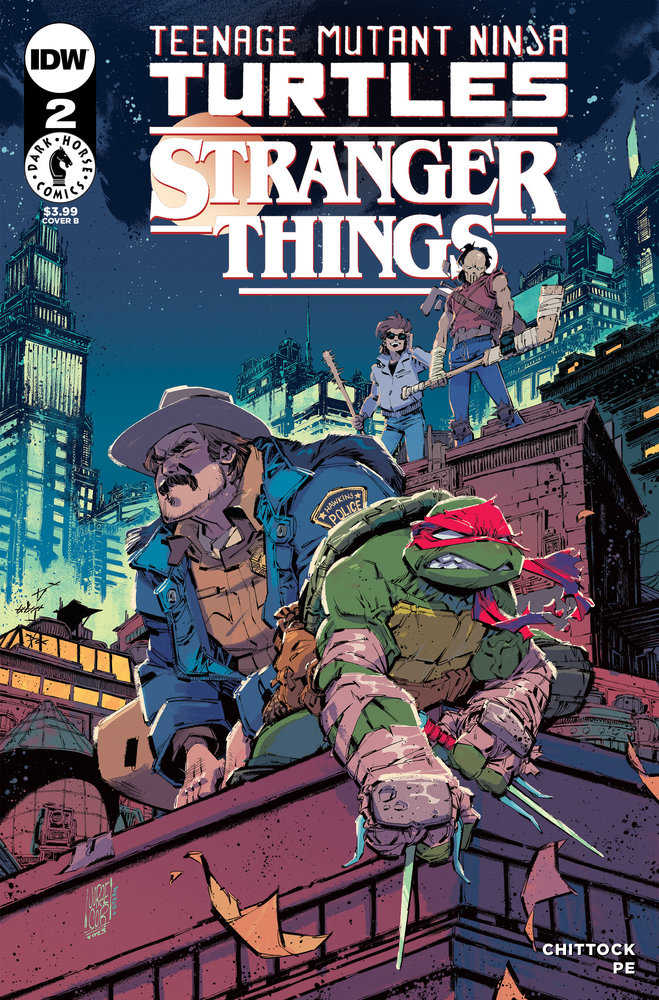Teenage Mutant Ninja Turtles X Stranger Things #2 Variant B (Corona)