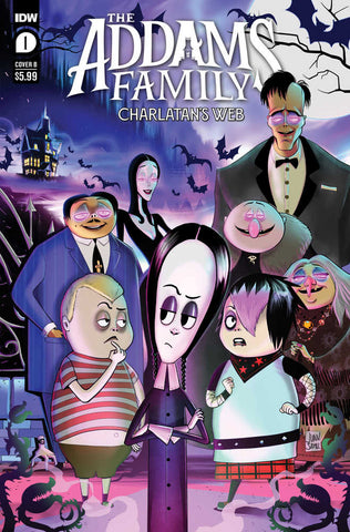 Addams Family Charlatans Web #1 Cover B Samu