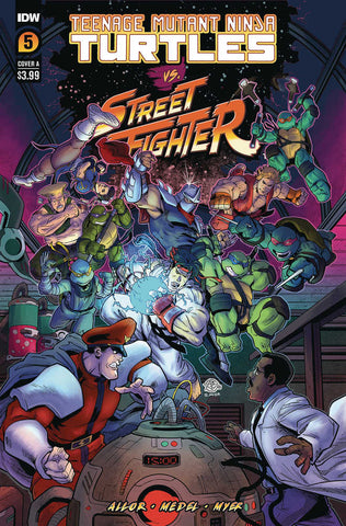 Teenage Mutant Ninja Turtles vs. Street Fighter #5 (Of 5) Cover A Medel