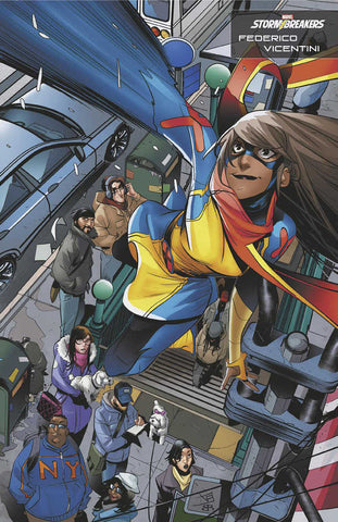 Ms. Marvel: Mutant Menace #1 Federico Vicentini Stormbreakers Variant