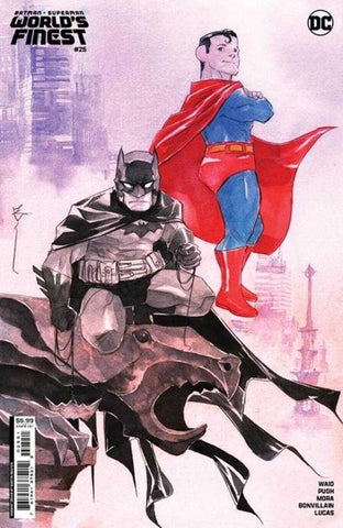 Batman Superman Worlds Finest #25 Cover C Dustin Nguyen Card Stock Variant