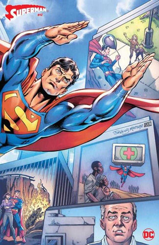Superman #12 Cover D Dan Jurgens & Norm Rapmund Wraparound Card Stock Variant