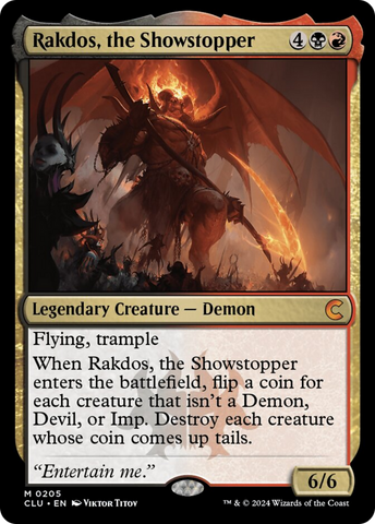 Rakdos, the Showstopper [Ravnica: Clue Edition]