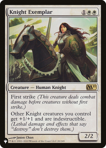 Knight Exemplar (Magic 2011) [The List]