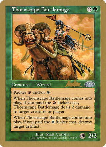 Thornscape Battlemage (Brian Kibler) (SB) [World Championship Decks 2002]