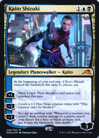 Kaito Shizuki [Kamigawa: Neon Dynasty Prerelease Promos]