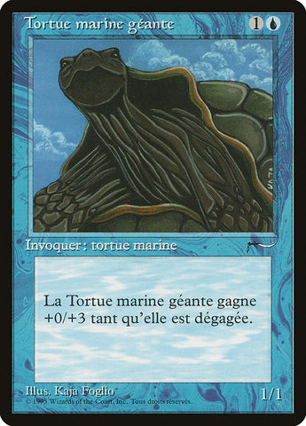 Giant Tortoise (French) - "Tortue marine geante" [Renaissance]