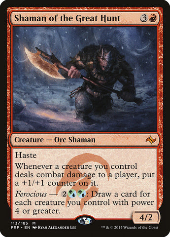 Shaman of the Great Hunt [Fate Reforged]