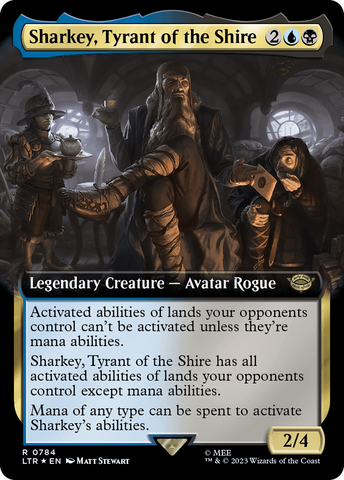Sharkey, Tyrant of the Shire (Extended Art) (Surge Foil) [The Lord of the Rings: Tales of Middle-Earth]