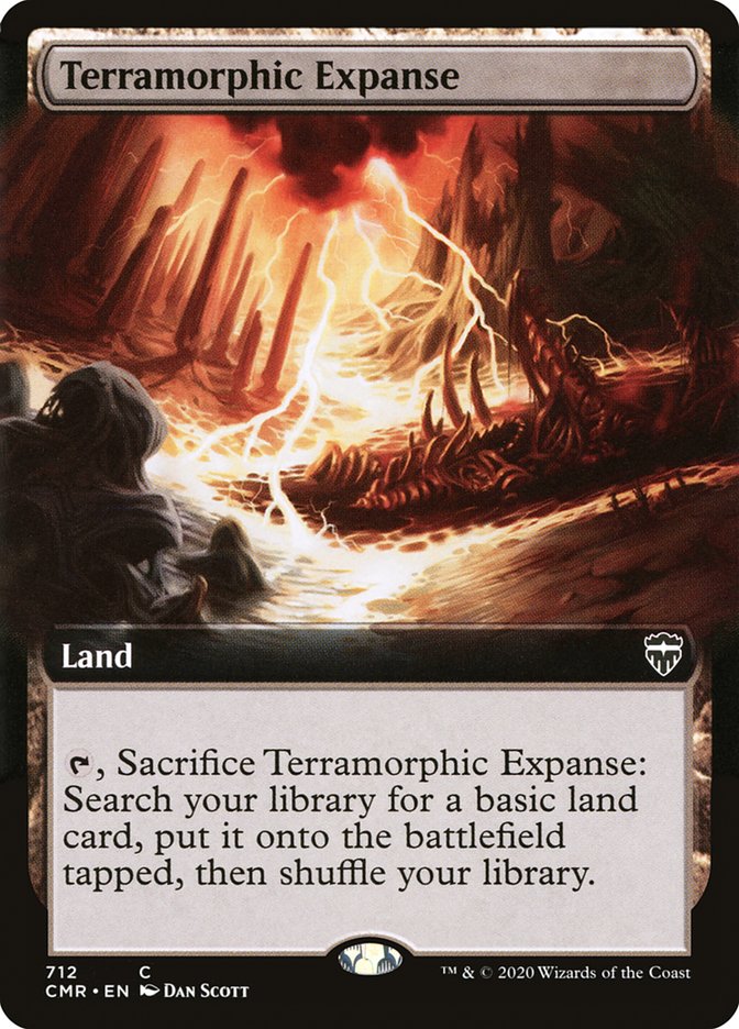 Terramorphic Expanse (Extended Art) [Commander Legends]