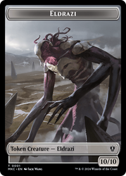 Eldrazi // Tiny Double-Sided Token [Murders at Karlov Manor Commander Tokens]