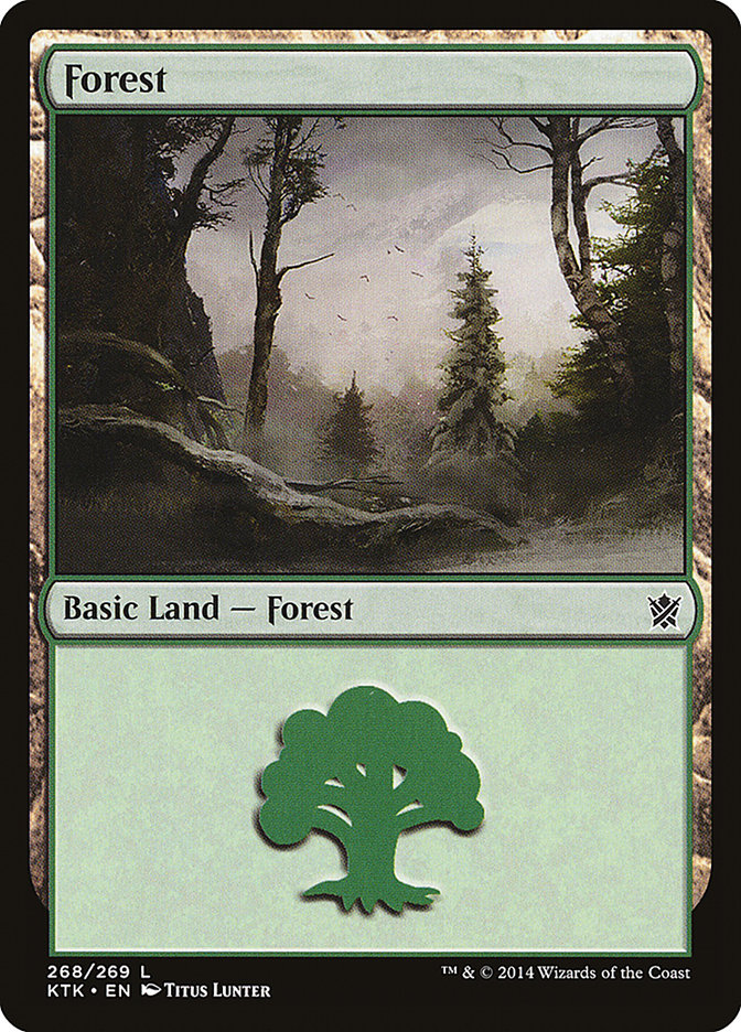Forest (268) [Khans of Tarkir]