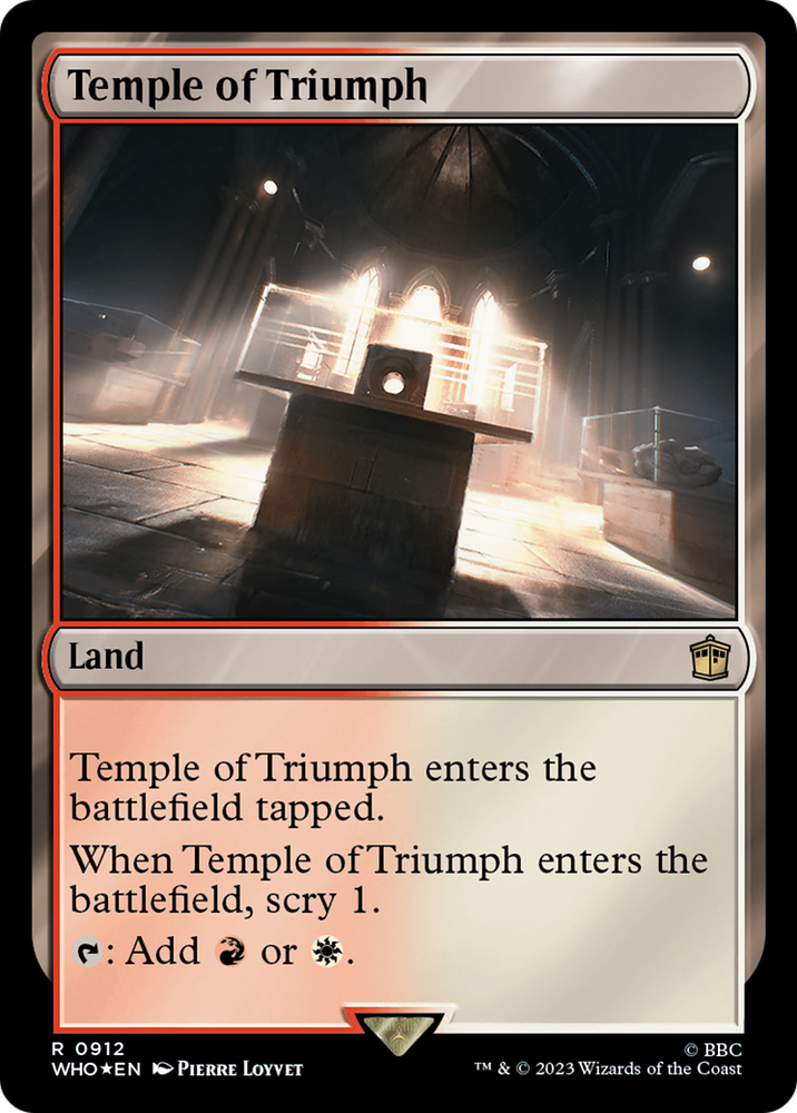 Temple of Triumph (Surge Foil) [Doctor Who]