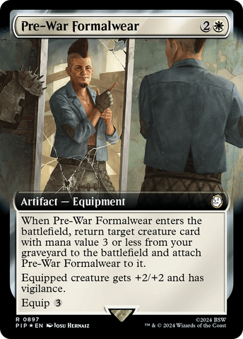 Pre-War Formalwear (Extended Art) (Surge Foil) [Fallout]