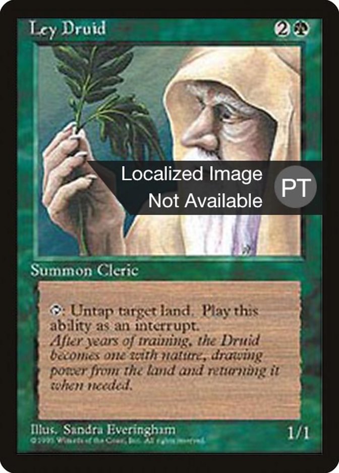 Ley Druid [Fourth Edition (Foreign Black Border)]