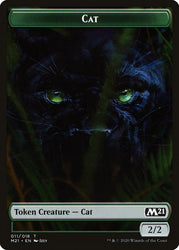 Beast // Cat (011) Double-Sided Token [Core Set 2021 Tokens]