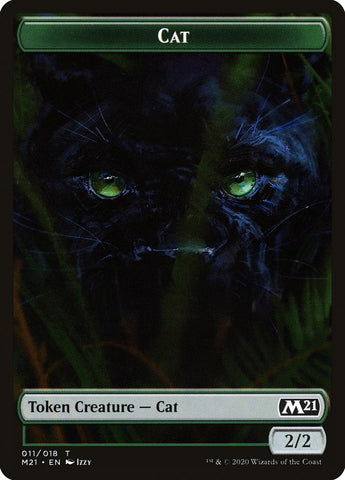 Beast // Cat (011) Double-Sided Token [Core Set 2021 Tokens]