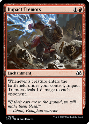 Impact Tremors [March of the Machine Commander]