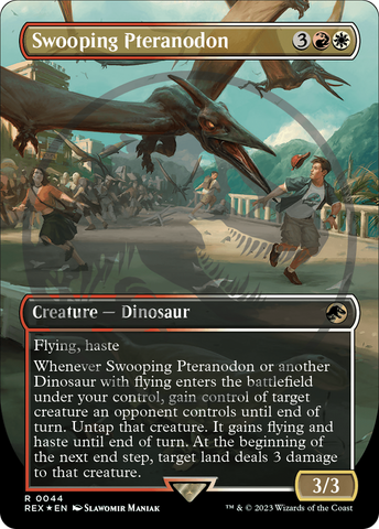 Swooping Pteranodon (Emblem) (Borderless) [Jurassic World Collection Tokens]