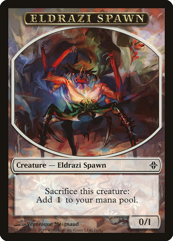 Eldrazi Spawn Token (1c/5) [Rise of the Eldrazi Tokens]