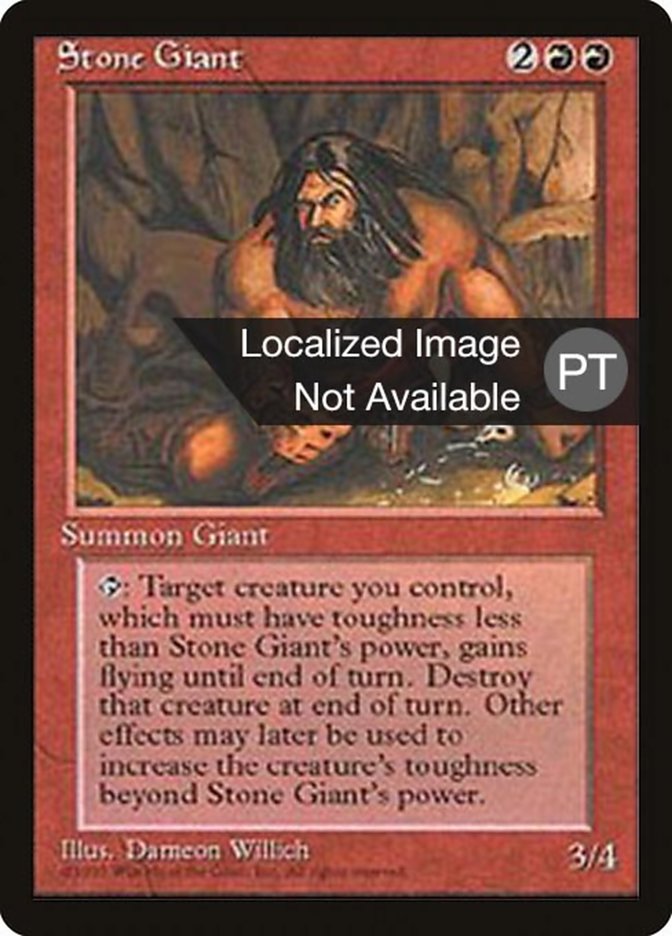 Stone Giant [Fourth Edition (Foreign Black Border)]