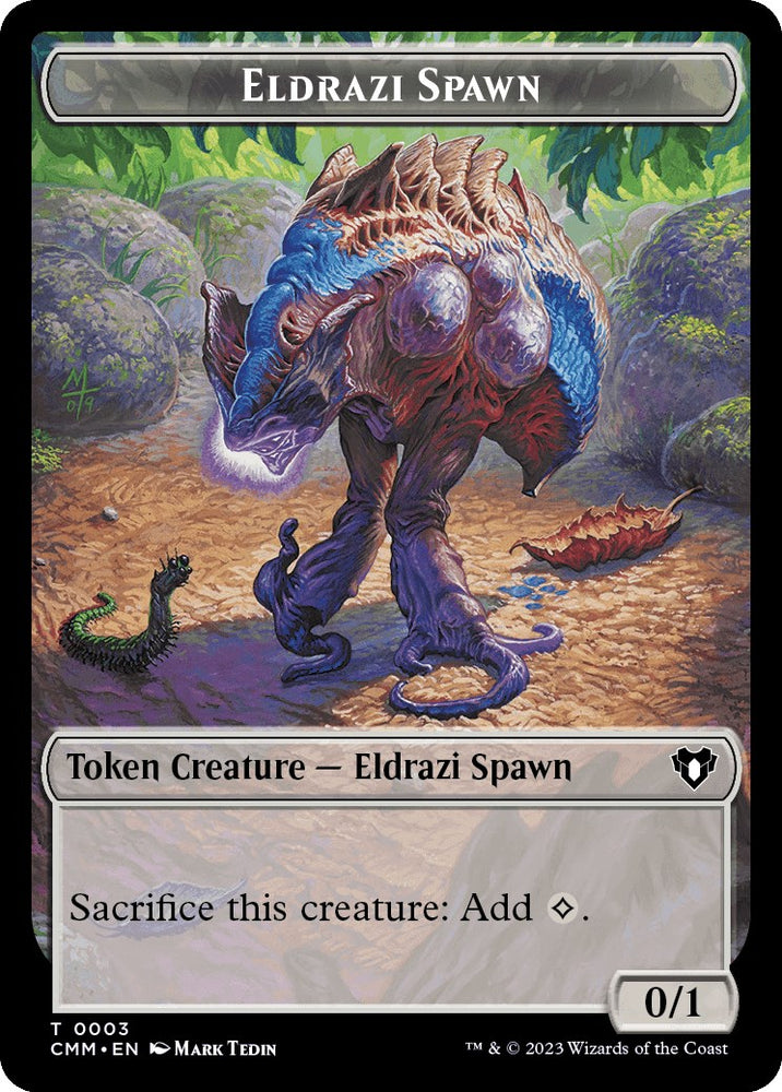 Eldrazi Spawn // Dragon Egg Double-Sided Token [Commander Masters Tokens]