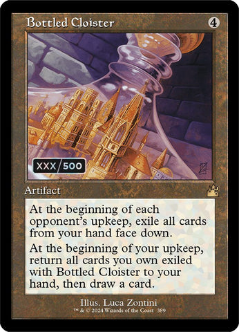 Bottled Cloister (Retro) (Serialized) [Ravnica Remastered]