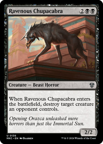 Ravenous Chupacabra [Murders at Karlov Manor Commander]