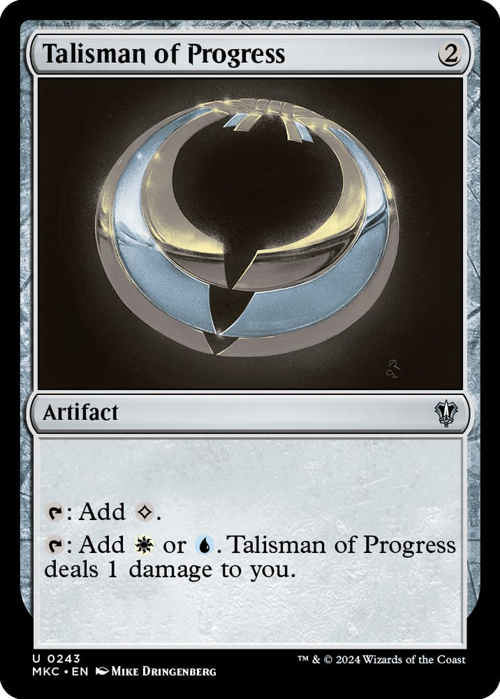 Talisman of Progress [Murders at Karlov Manor Commander]