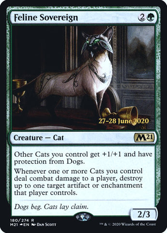 Feline Sovereign [Core Set 2021 Prerelease Promos]