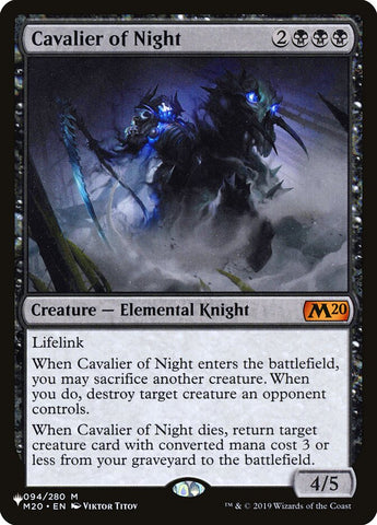 Cavalier of Night [The List]
