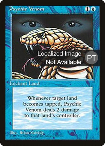 Psychic Venom [Fourth Edition (Foreign Black Border)]