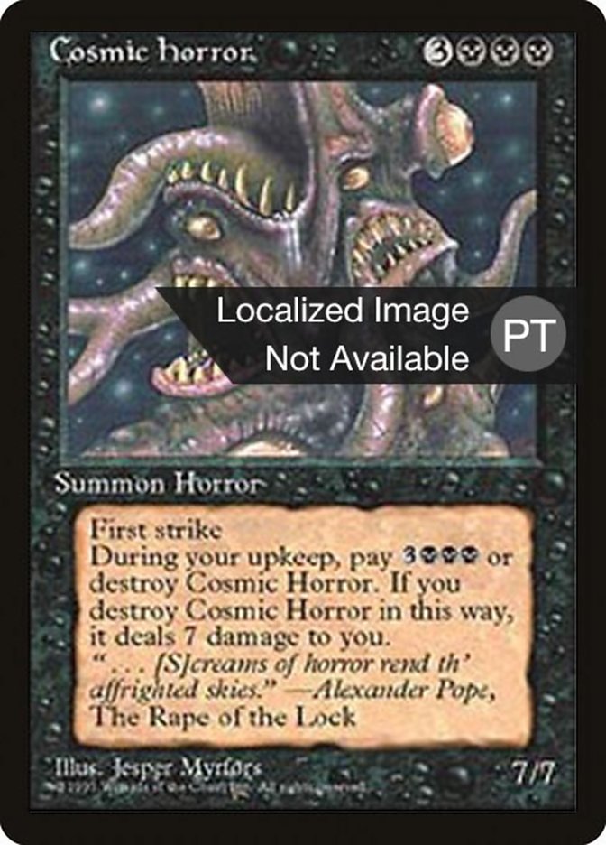 Cosmic Horror [Fourth Edition (Foreign Black Border)]