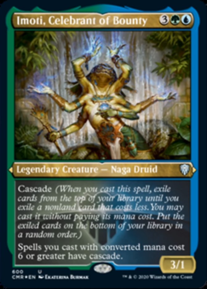 Imoti, Celebrant of Bounty (Etched) [Commander Legends]