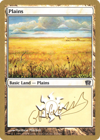 Plains (gn332) (Gabriel Nassif) [World Championship Decks 2004]