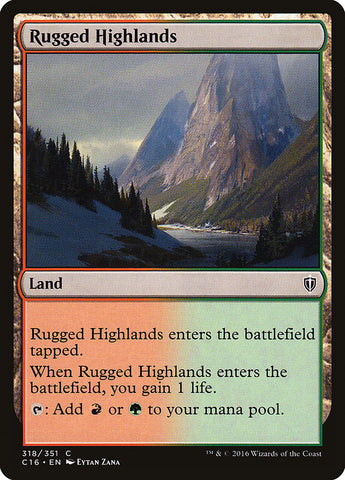 Rugged Highlands [Commander 2016]