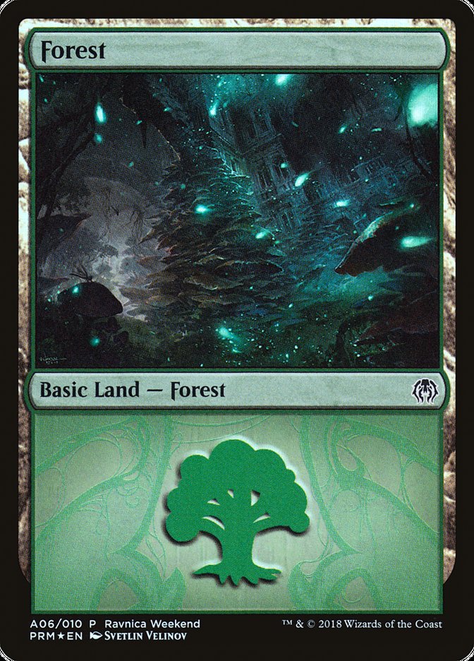 Forest (A06) [Ravnica Allegiance Ravnica Weekend]