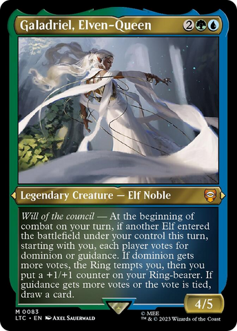 Galadriel, Elven-Queen (Display Commander) [The Lord of the Rings: Tales of Middle-Earth Commander]