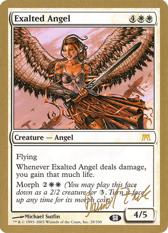 Exalted Angel (Daniel Zink) (SB) [World Championship Decks 2003]