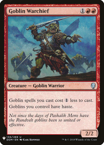 Goblin Warchief [The List]