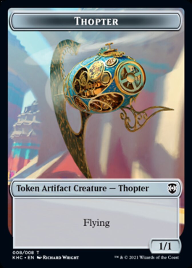 Thopter Token [Kaldheim Commander Tokens]