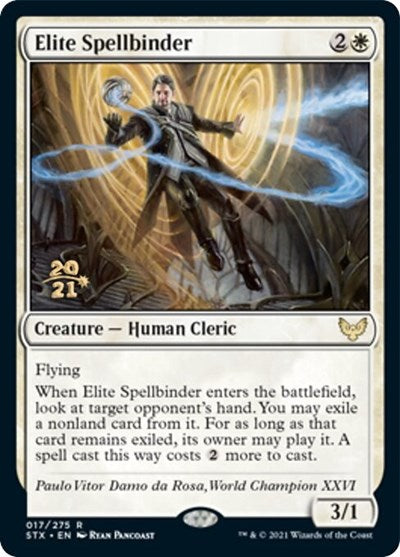 Elite Spellbinder [Strixhaven: School of Mages Prerelease Promos]