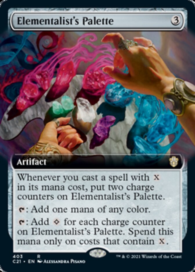 Elementalist's Palette (Extended Art) [Commander 2021]