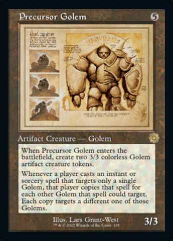 Precursor Golem (Retro Schematic) [The Brothers' War Retro Artifacts]