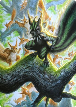 Chatterfang, Squirrel General Art Card (67) [Modern Horizons 2 Art Series]