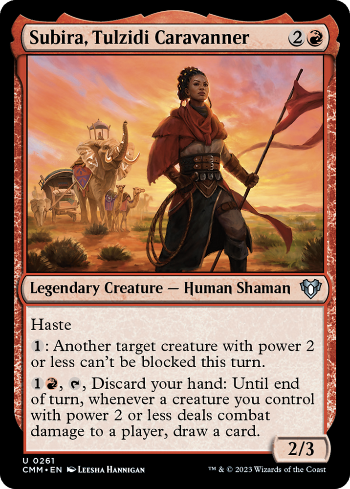 Subira, Tulzidi Caravanner [Commander Masters]