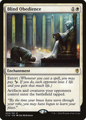 Blind Obedience [Commander 2016]