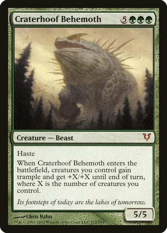 Craterhoof Behemoth [Avacyn Restored]