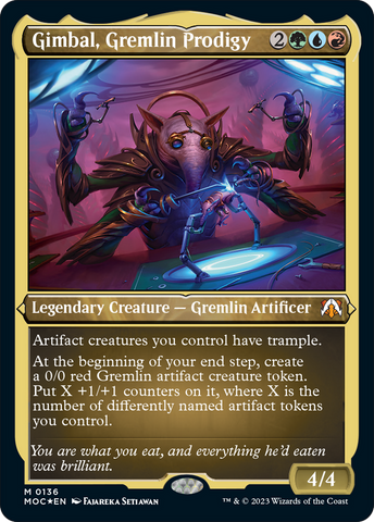 Gimbal, Gremlin Prodigy (Display Commander) [March of the Machine Commander]