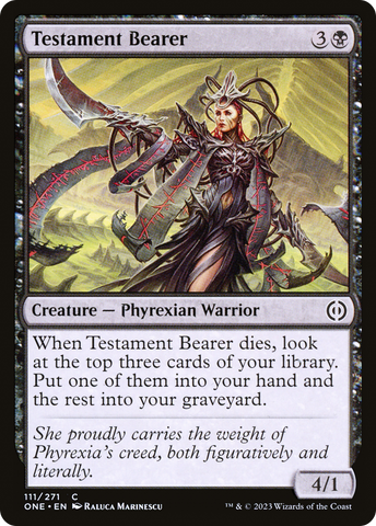 Testament Bearer [Phyrexia: All Will Be One]
